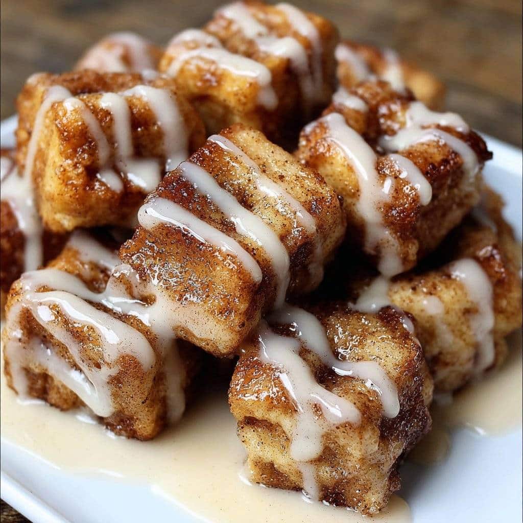 Cinnamon Roll French Toast Bites Recipe