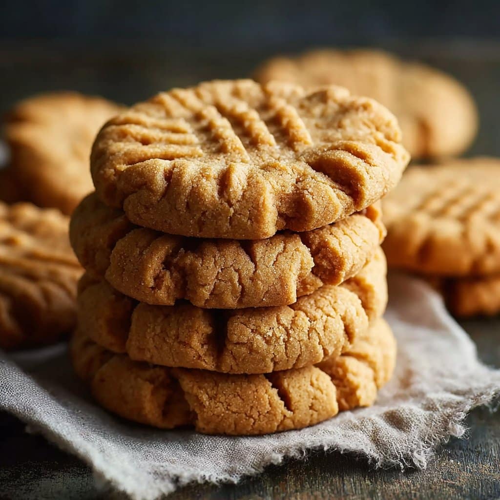 Classic Old-Fashioned Peanut Butter Cookies