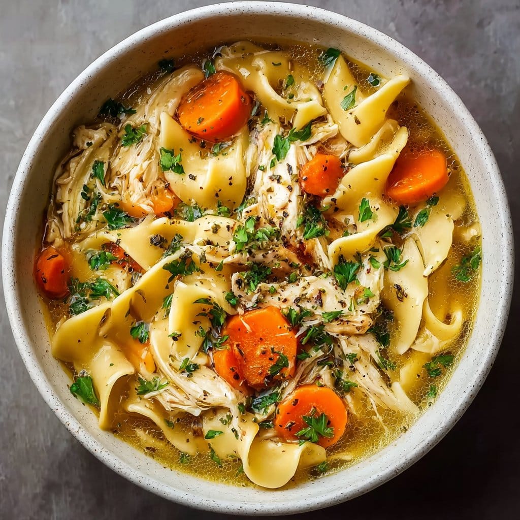 Comfort Chicken Noodle Soup Recipe