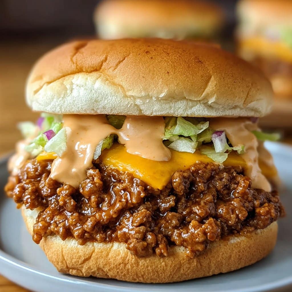 Easy Big Mac Sloppy Joes Recipe with Secret Sauce