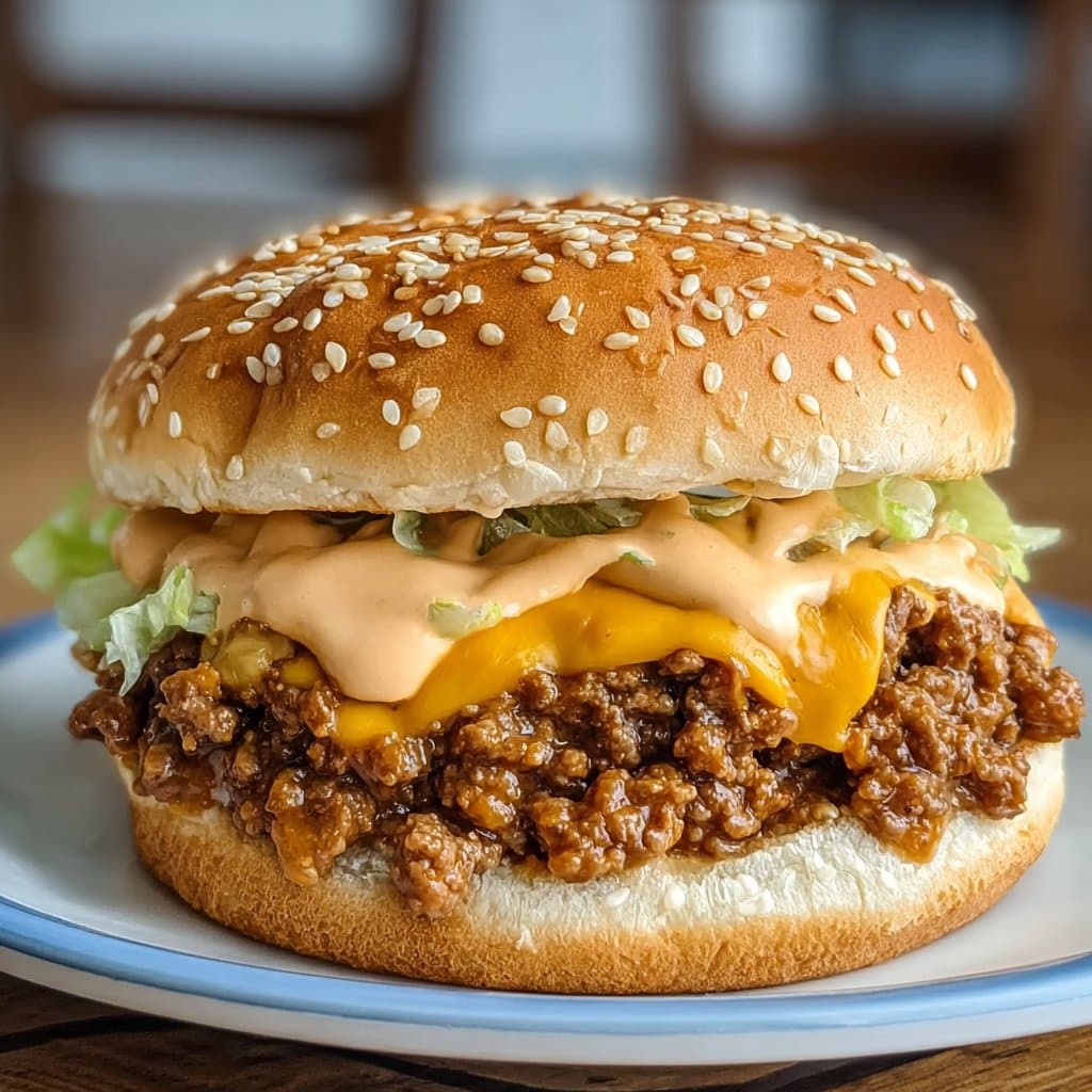 Easy Big Mac Sloppy Joes