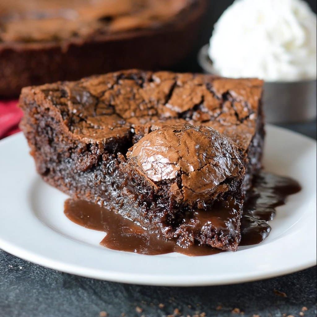 Easy Gooey Brownie Pie Recipe