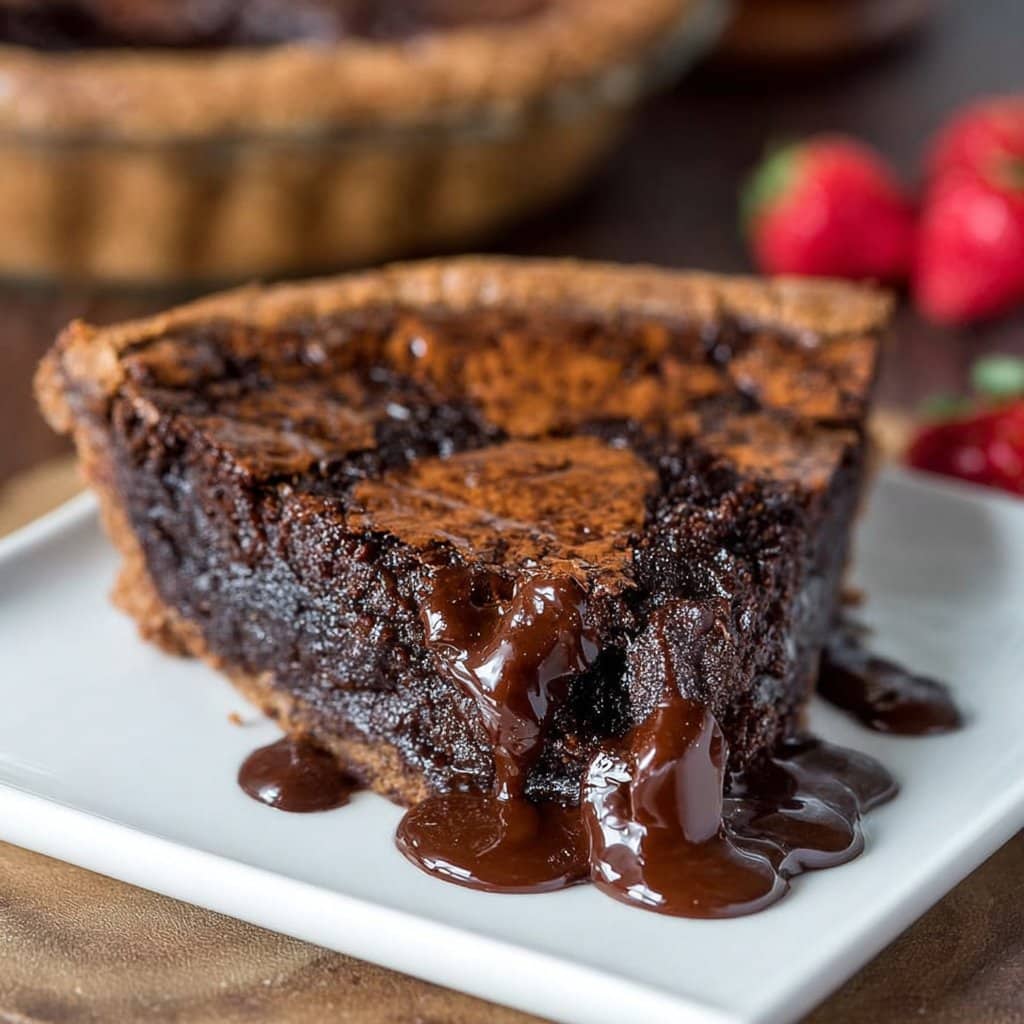 Easy Gooey Brownie Pie Recipe