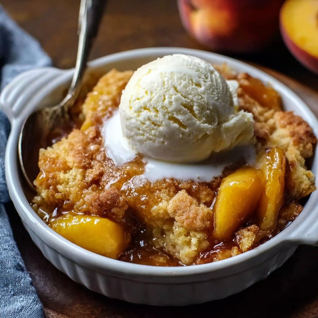 Easy Peach Cobbler