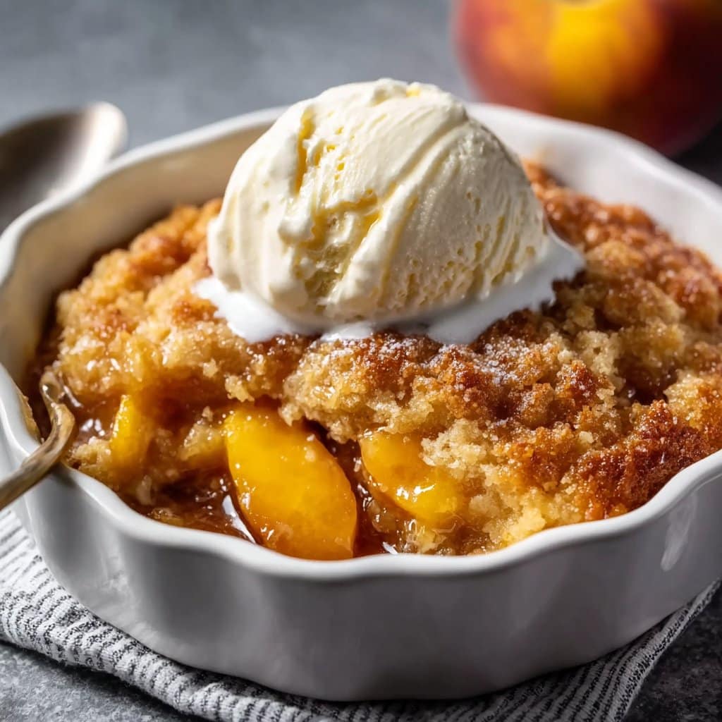 Easy Peach Cobbler