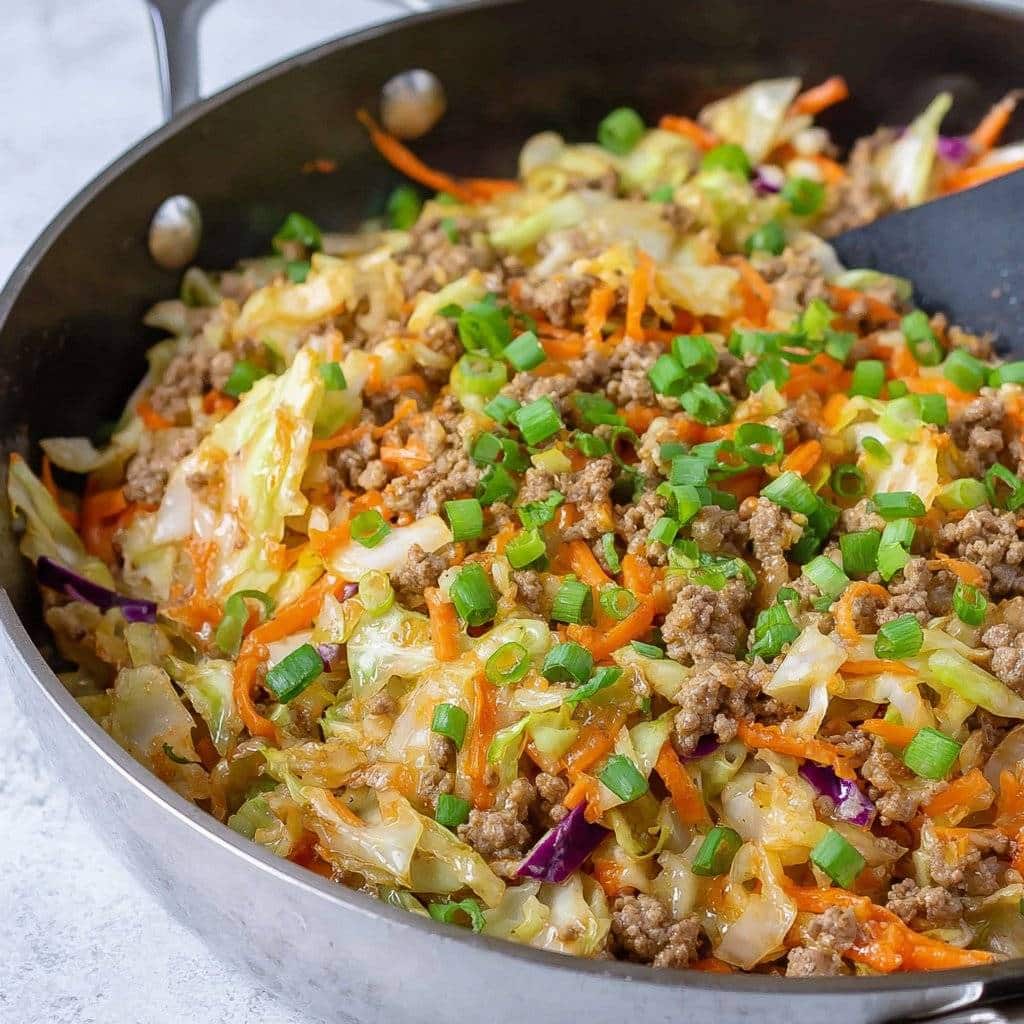 Egg Roll in a Bowl (One-Skillet And Keto Recipe)