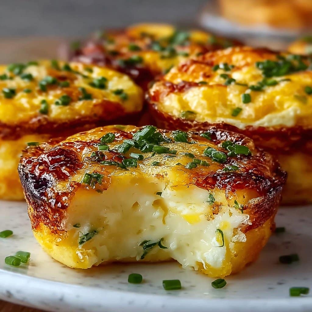 Fluffy Breakfast Cottage Cheese Egg Bites