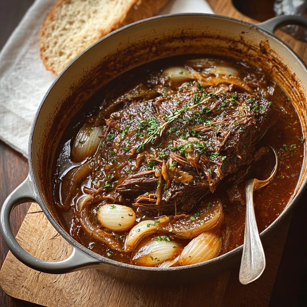 French Onion Pot Roast Recipe