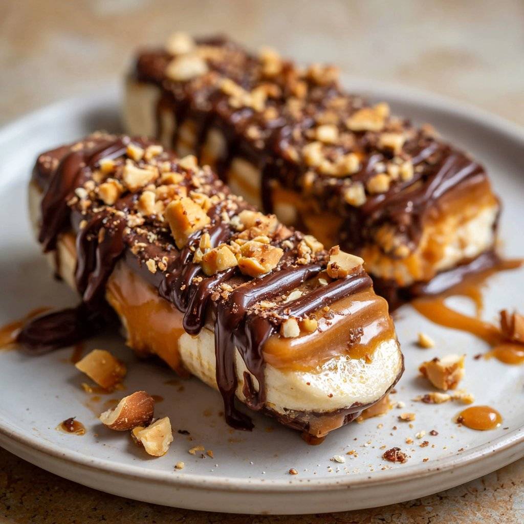 Frozen Banana Snickers