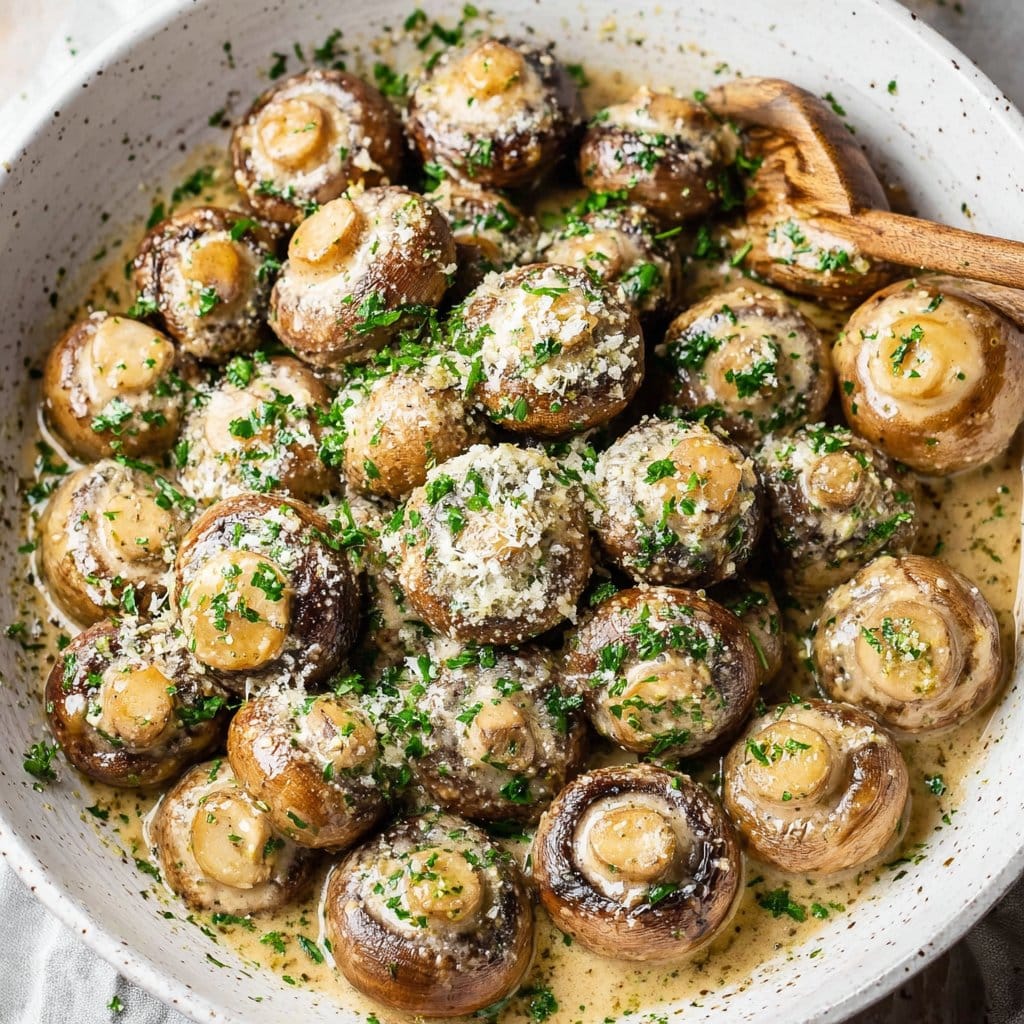 Garlic Parmesan Mushrooms