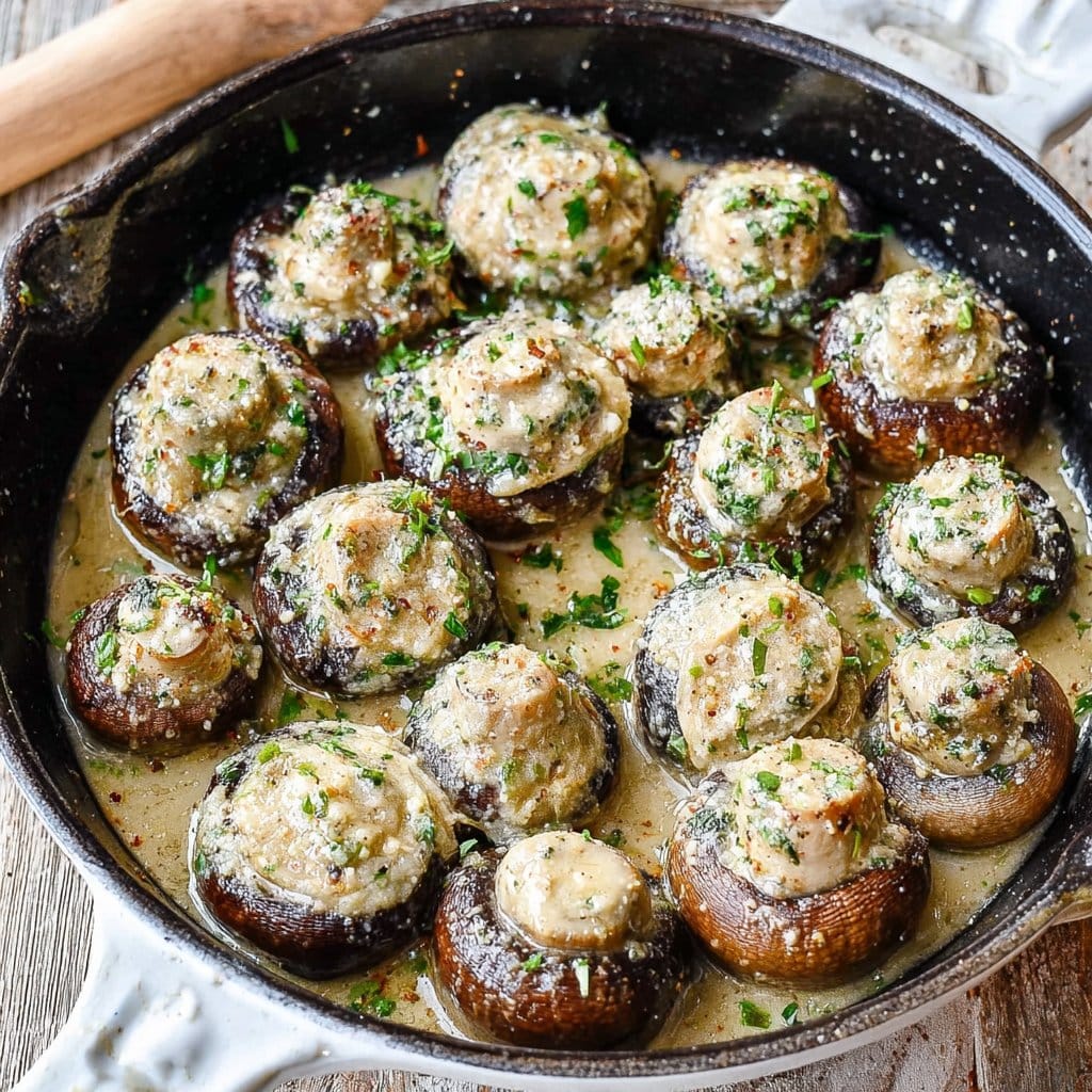Garlic Parmesan Mushrooms