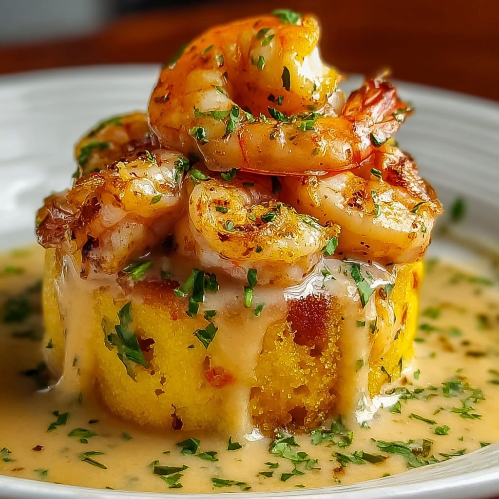 Garlic Shrimp Mofongo