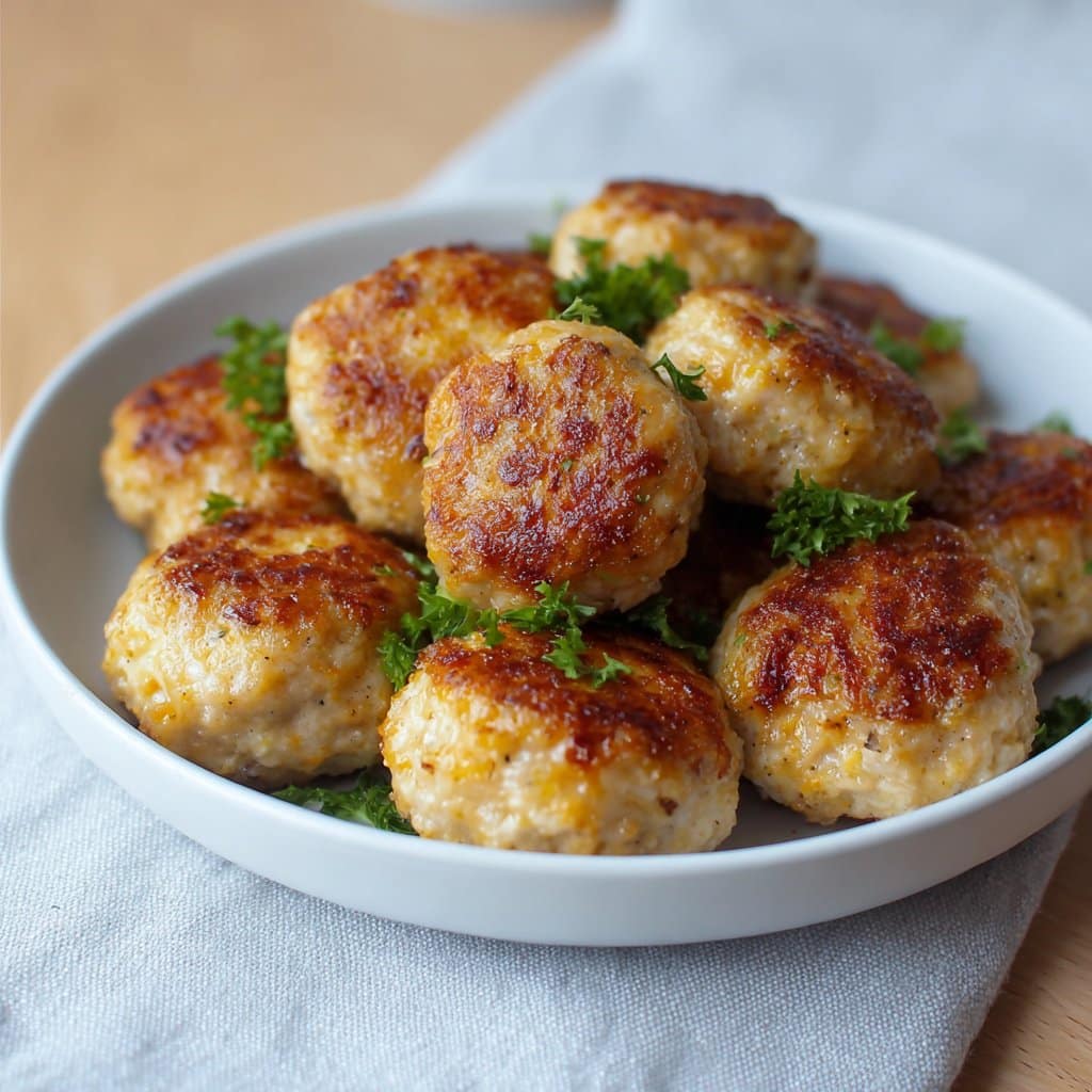 Ground Chicken Meatballs for Kids