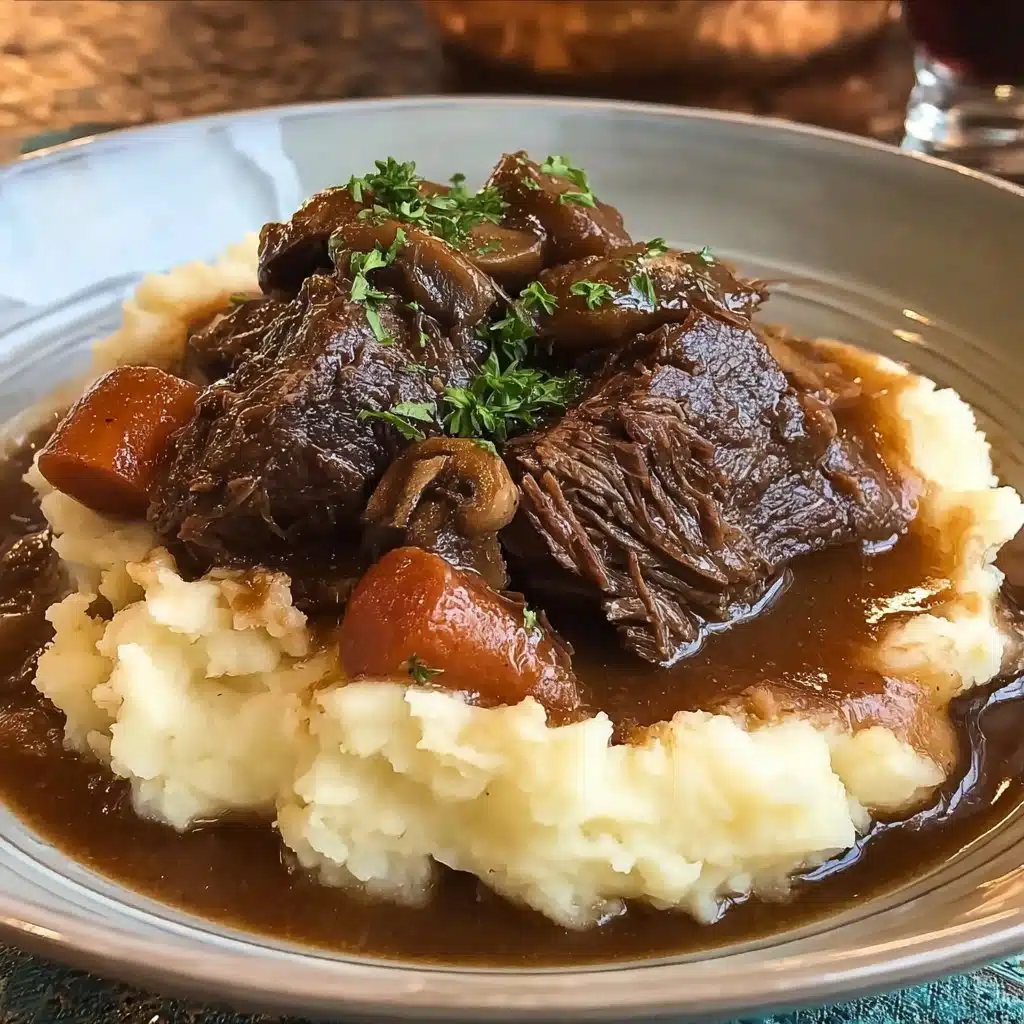 Hearty Comfort Slow Cooker Beef Manhattan