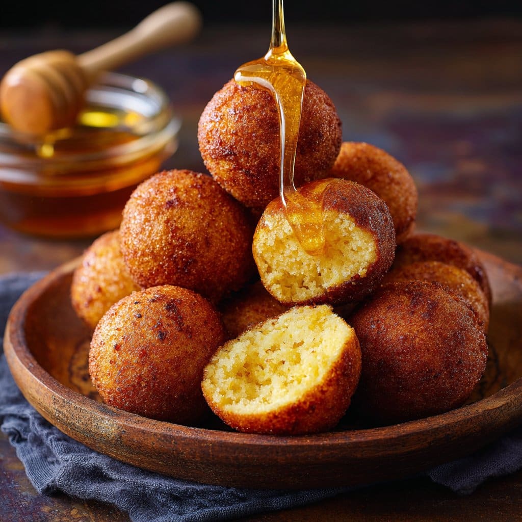 Honey Butter Cornbread Poppers Recipe
