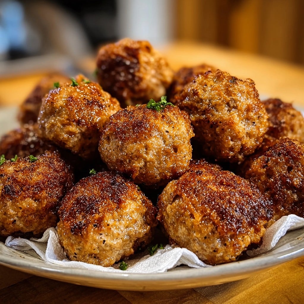 Irresistibly Crispy Fried Meatballs