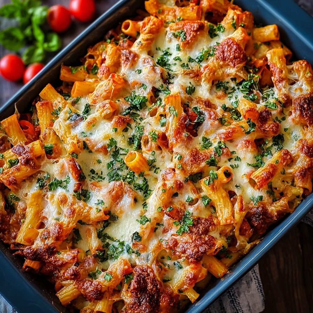 Loaded Veggie Baked Ziti