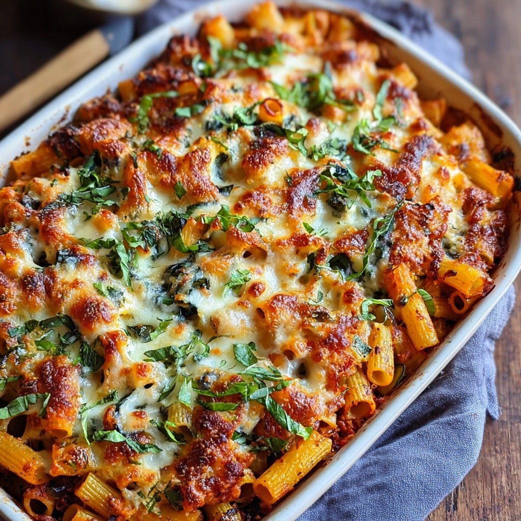 Loaded Veggie Baked Ziti