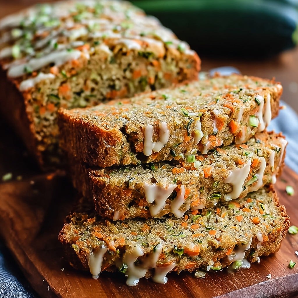 Moist Carrot Apple Zucchini Bread