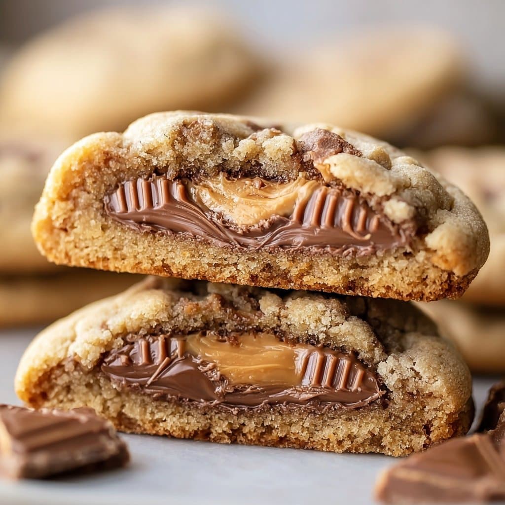 Peanut Butter Cup Stuffed Cookies Recipe