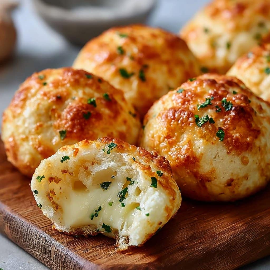 Pillsbury Biscuit Garlic Butter Cheese Bombs
