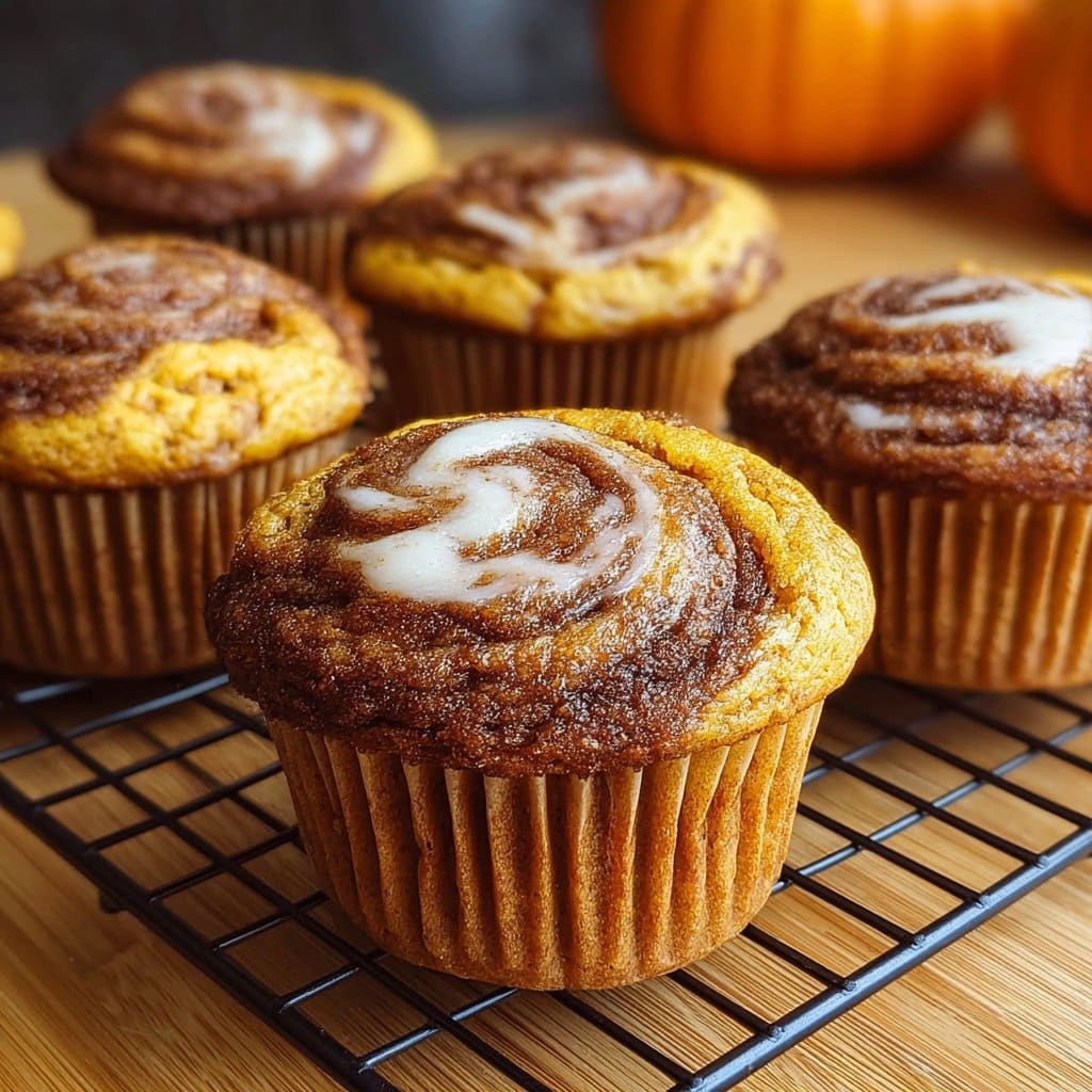 Pumpkin Swirl Muffins