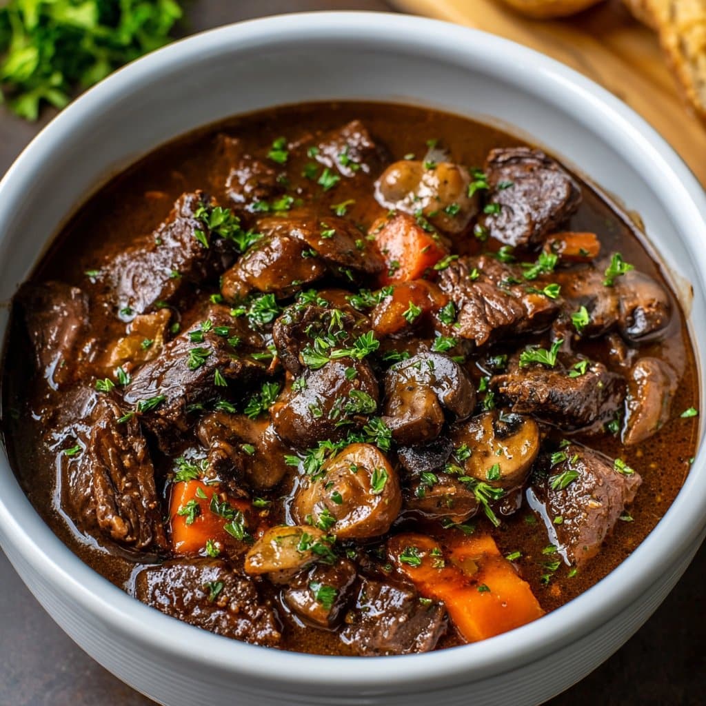 Slow Cooker Beef Bourguignon