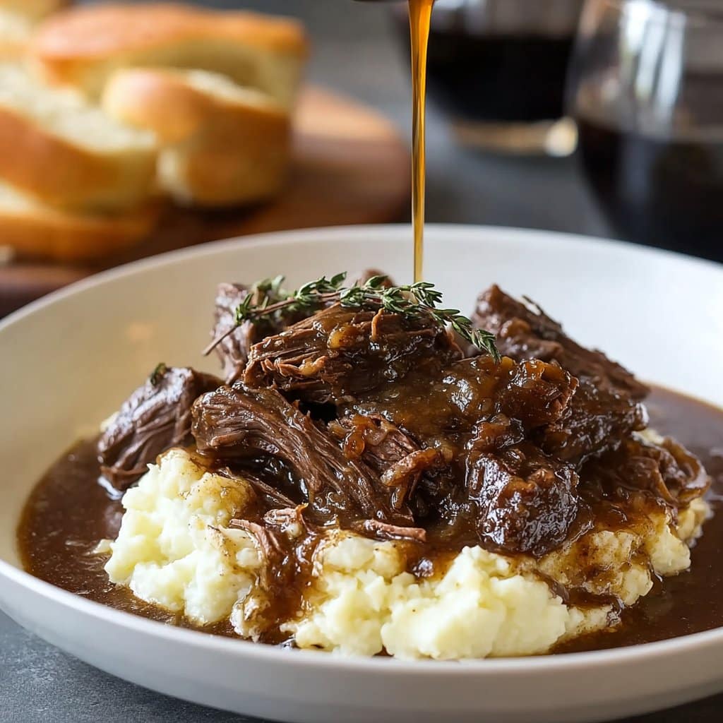 Slow Cooker Beef Manhattan