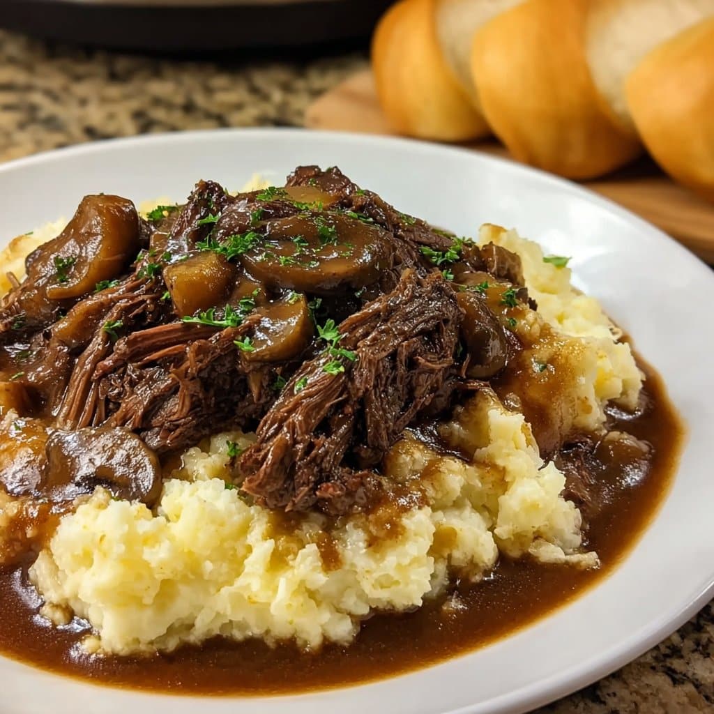 Slow Cooker Beef Manhattan