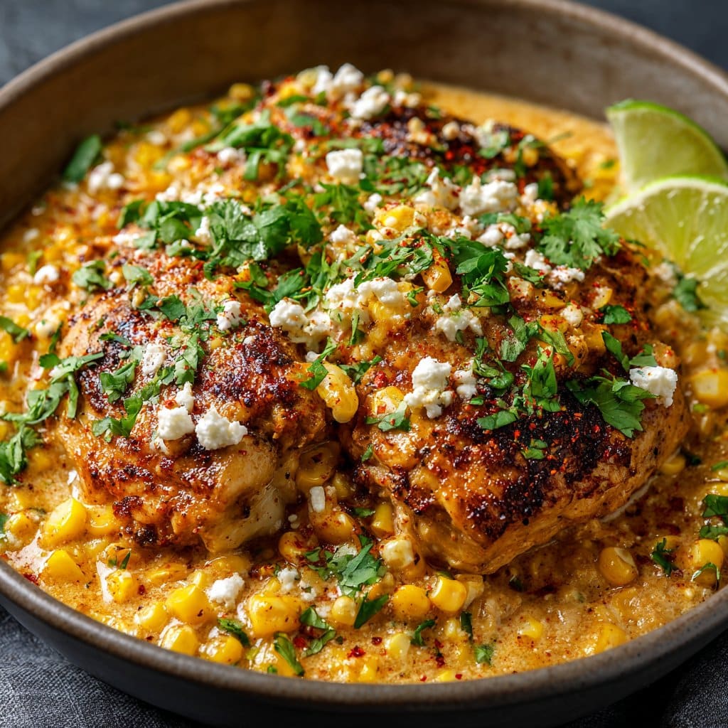 Slow Cooker Street Corn Chicken