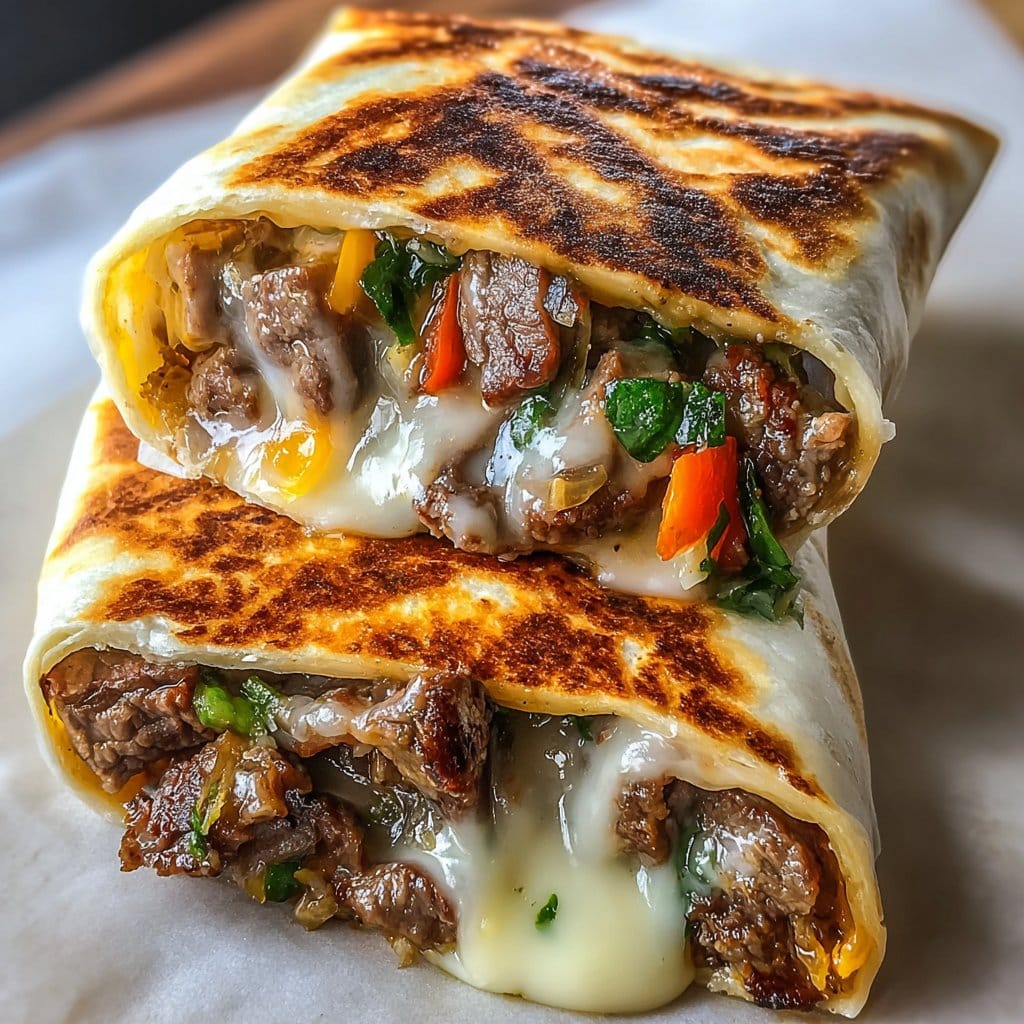 The best Philly Cheesesteak Wrap