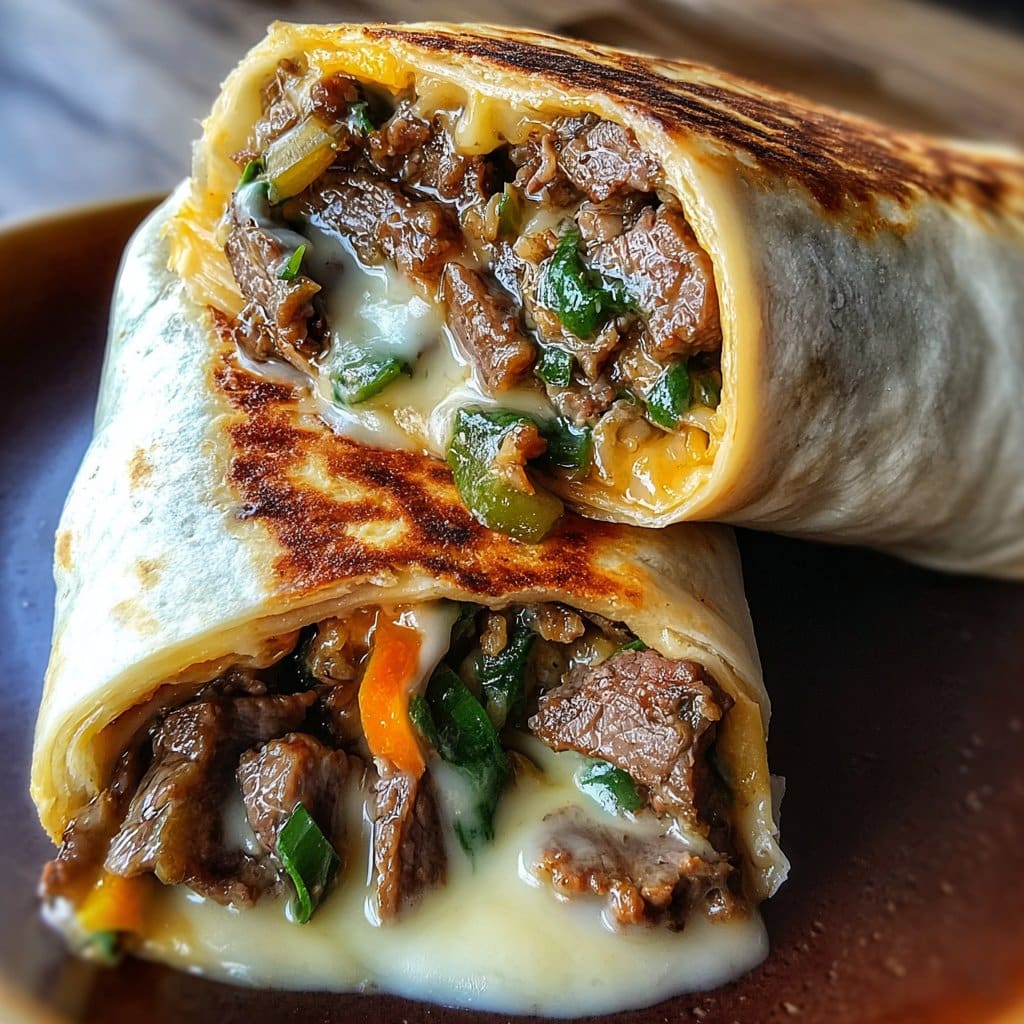 The best Philly Cheesesteak Wrap