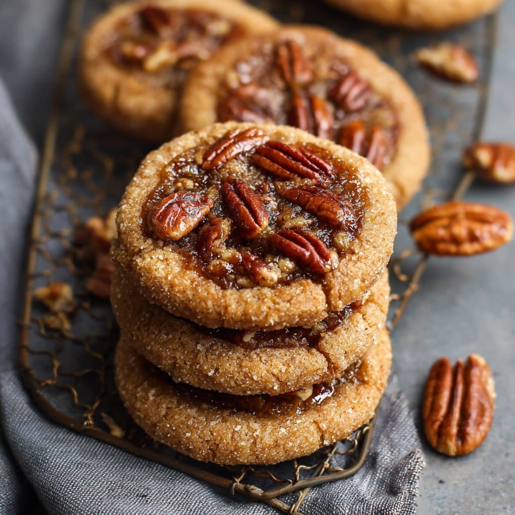 Vegan Pecan Pie Cookies