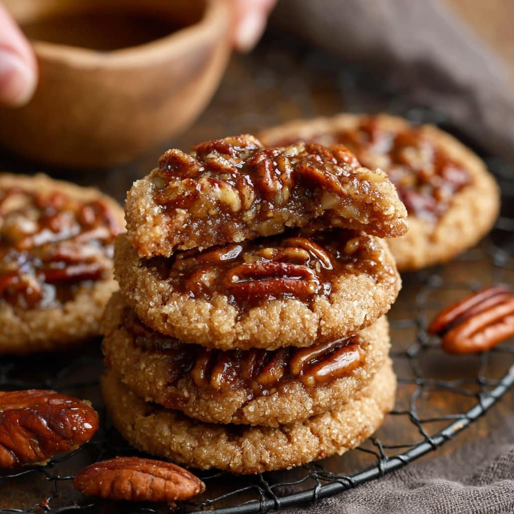 Vegan Pecan Pie Cookies