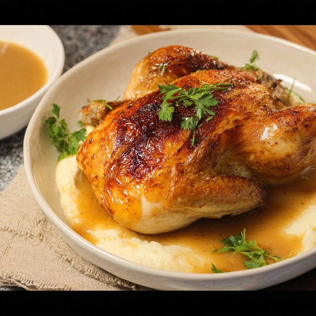 Best Roast Chicken With Homeade Gravy