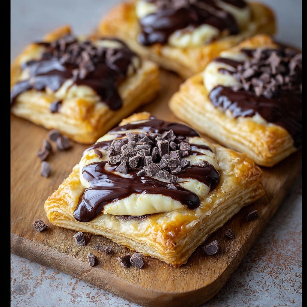 Chocolate Cream Cheese Danish