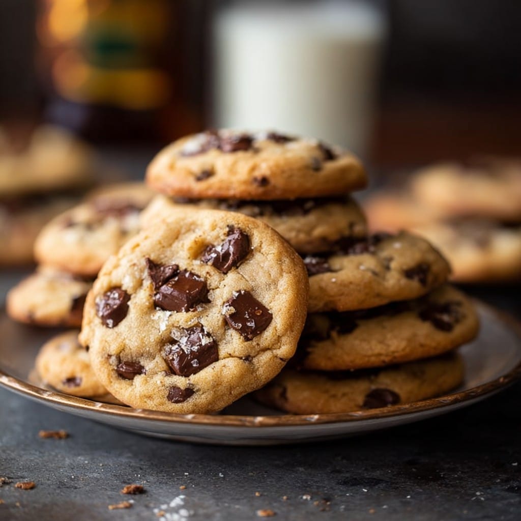Decadent Baileys Irish Cream Chocolate Chip Cookies