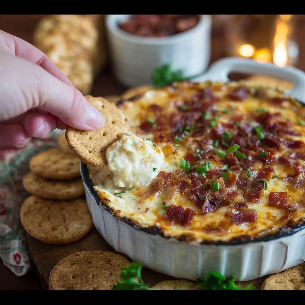 Hot Smoked Gouda Bacon Dip