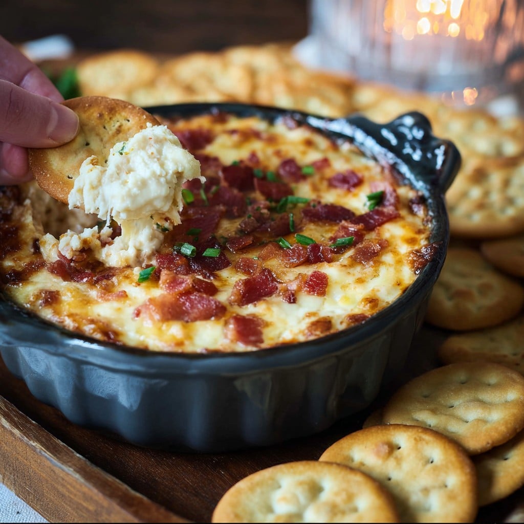 Hot Smoked Gouda Bacon Dip