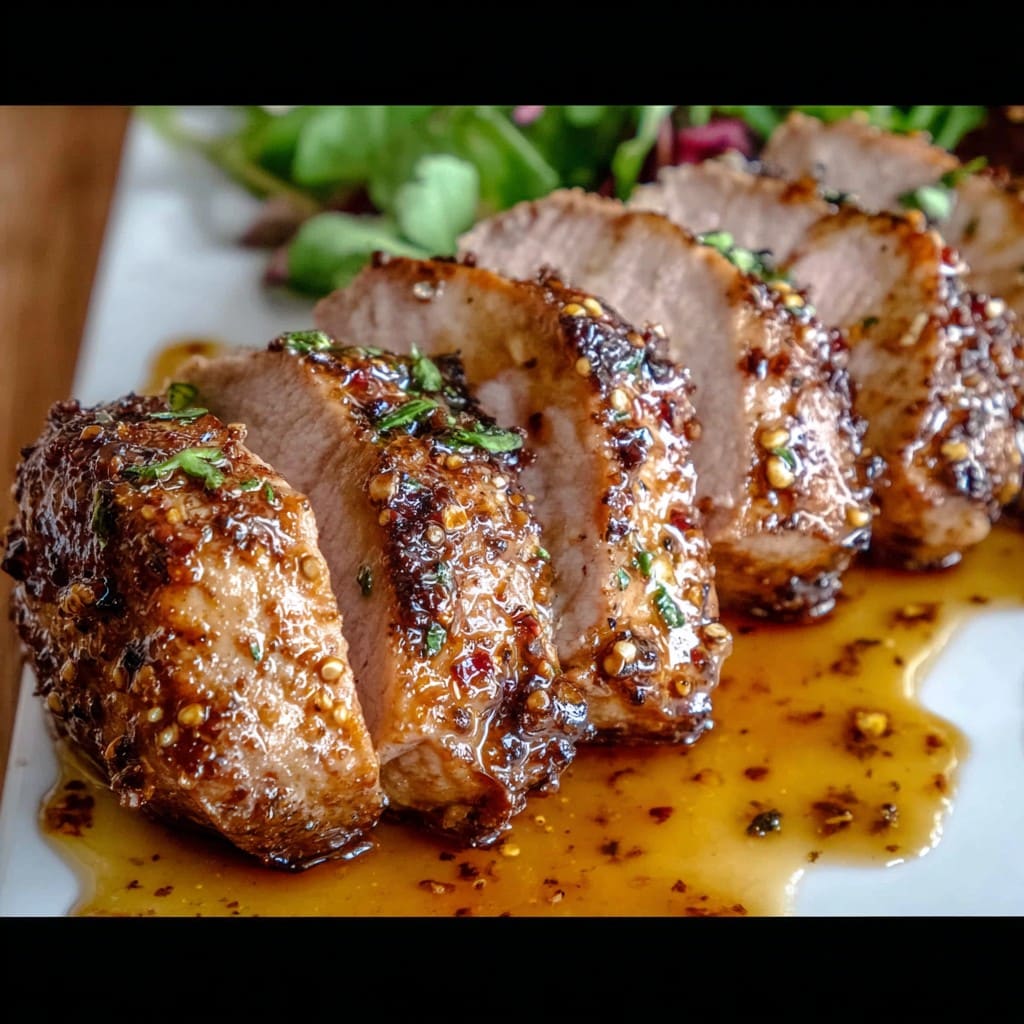 Maple Mustard Pork Tenderloin