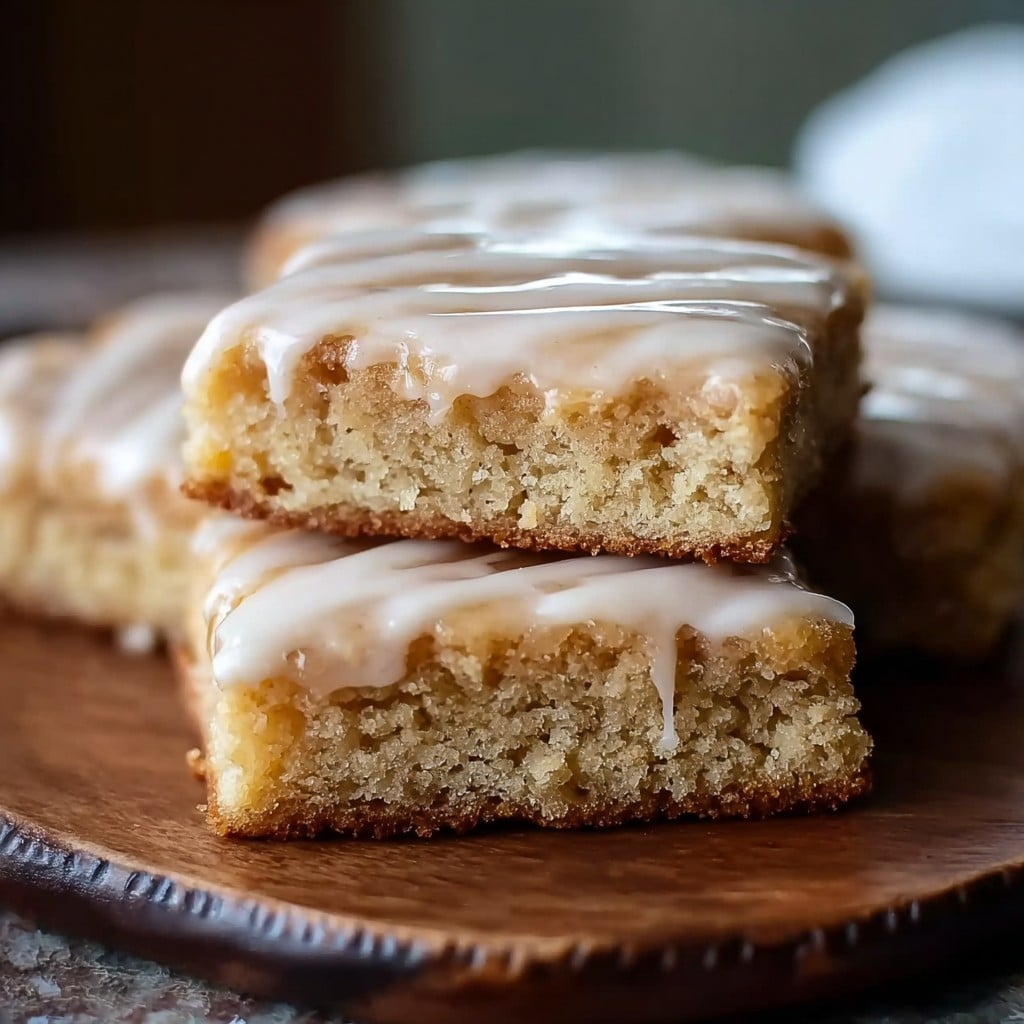 Old-Fashioned Buttermilk Donut Bars with Brown Butter Maple Vanilla Bean Glaze