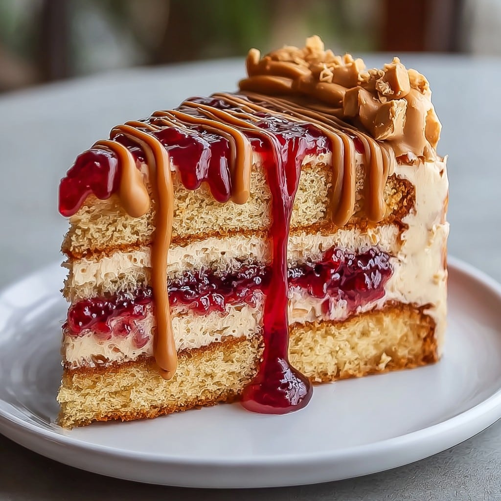 Peanut Butter & Jelly Cake