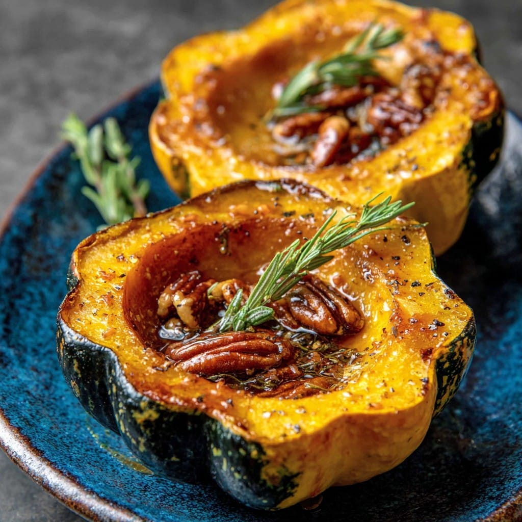 Perfect Maple Roasted Acorn Squash Recipe