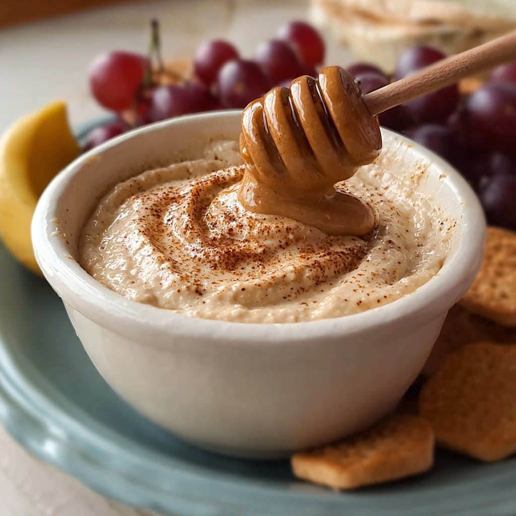 Spiced Peanut Butter Yogurt Dip