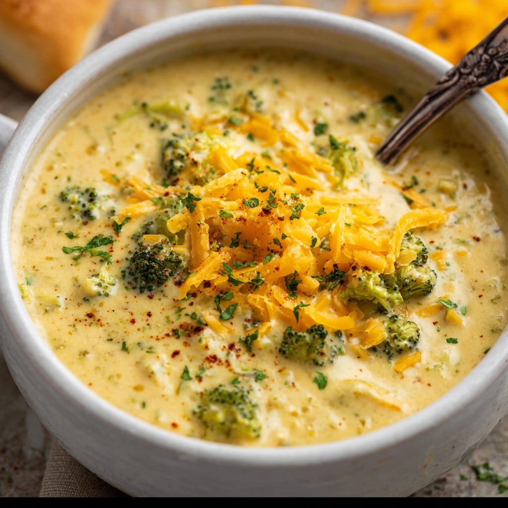 Vegan Broccoli Cheddar Soup