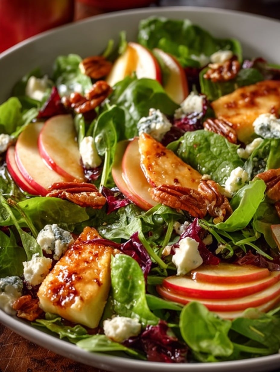 Autumn Harvest Honeycrisp Apple and Feta Salad