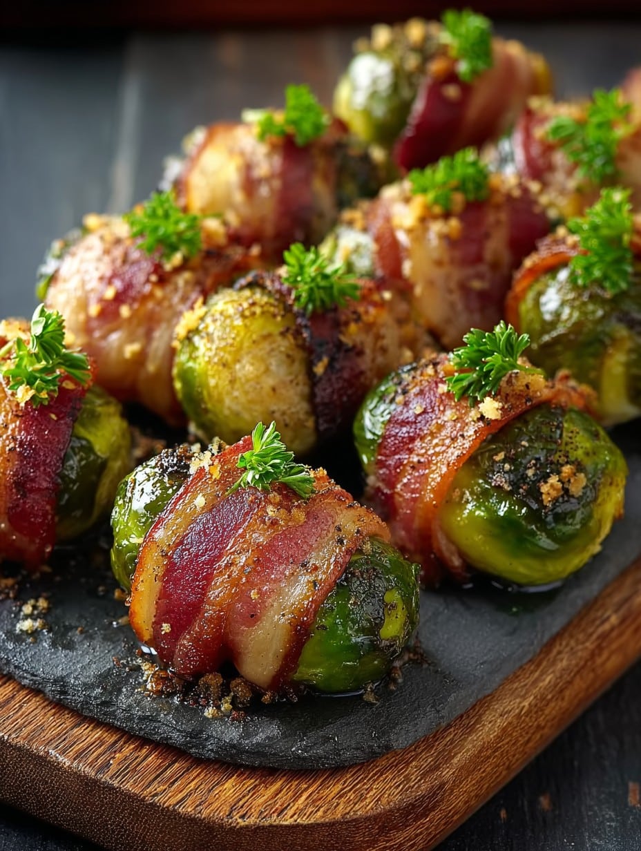 Bacon-Wrapped Brussels Sprouts