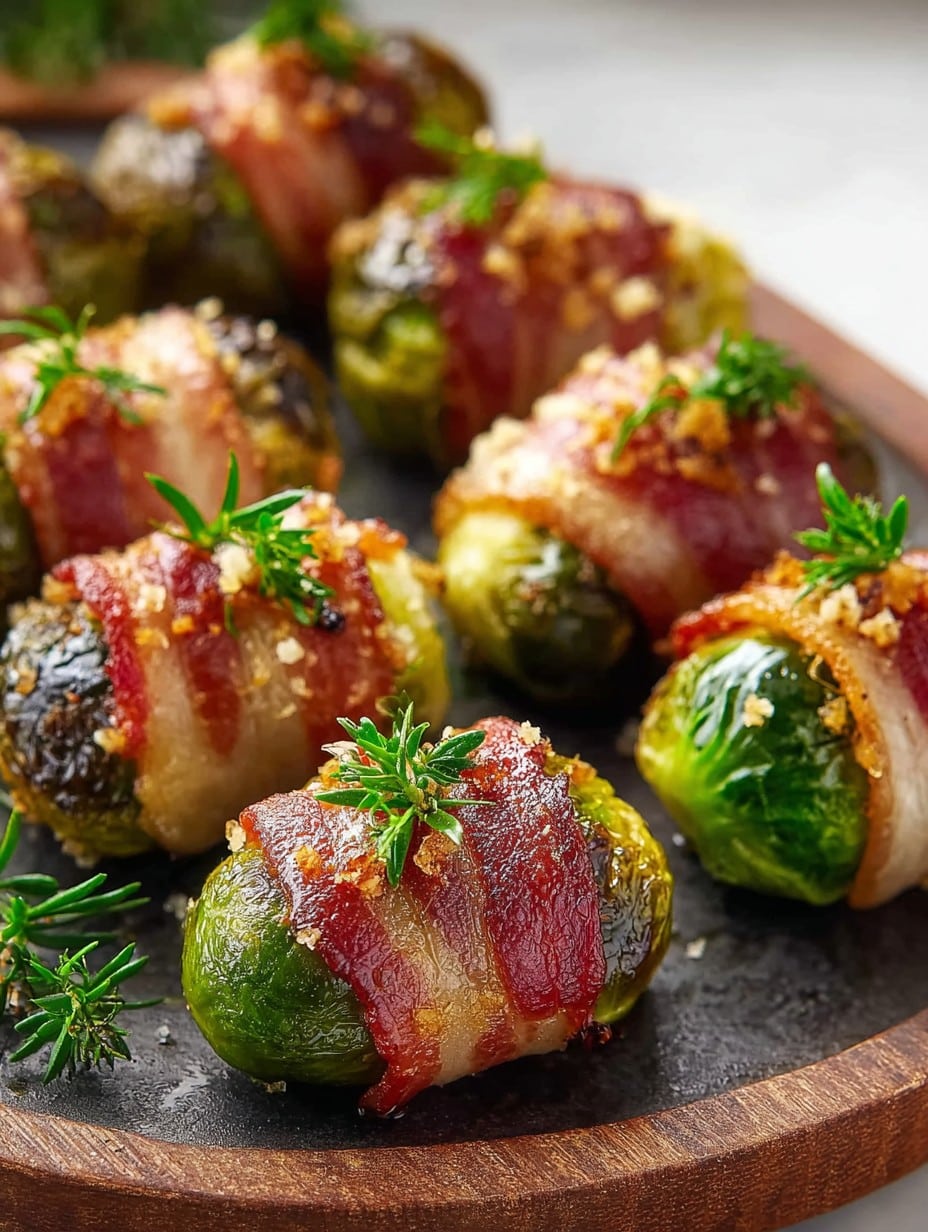 Bacon-Wrapped Brussels Sprouts