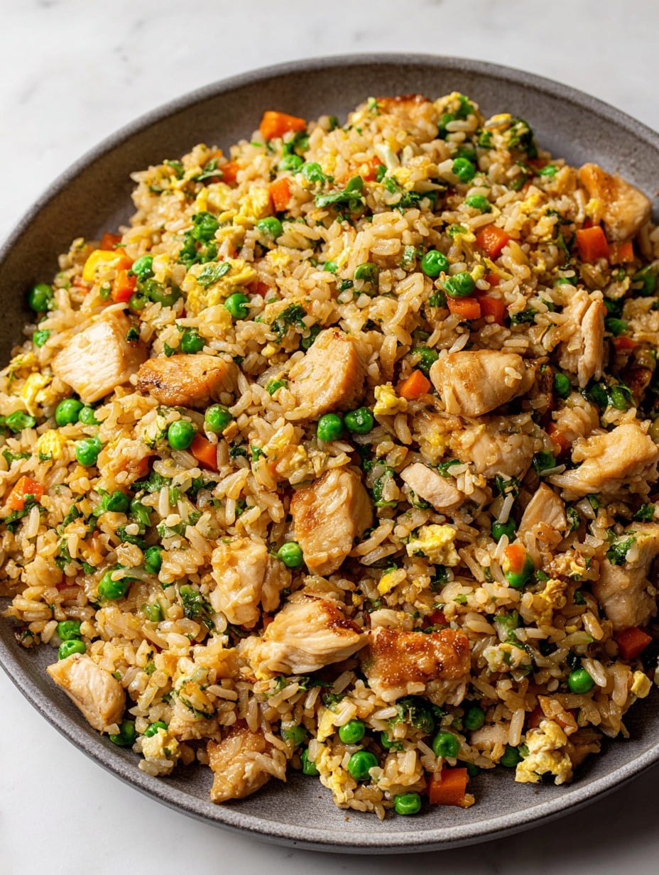 Best Crockpot Chicken Fried Rice