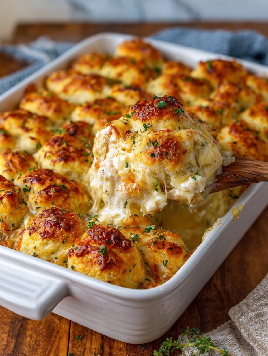 Chicken Bubble Biscuit Bake Casserole